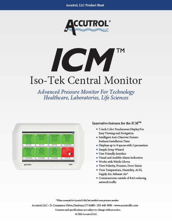 Iso-Tek Central Monitor Product Sheet Cover